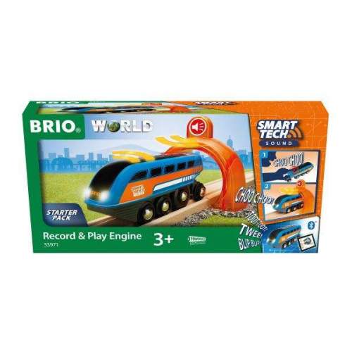 BRIO 33971 SMART TECH SOUND Nahrávací lokomotiva