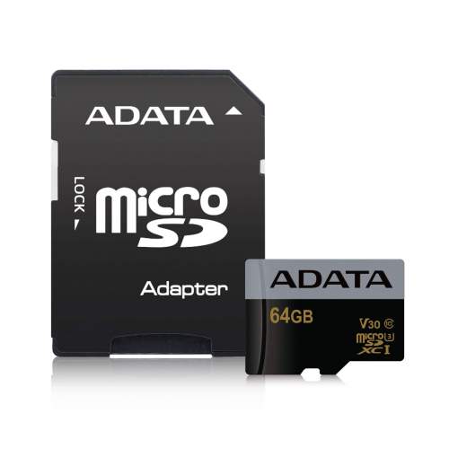 ADATA Premier Pro 64GB SDXC/ UHS-I U3 V30S CL10