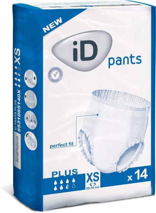 iD Pants X-Small Plus kalhotky 14 ks