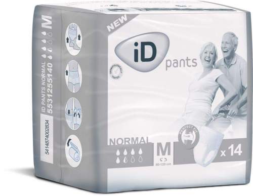 iD Pants Medium Normal kalhotky 14 ks