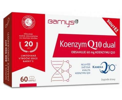 Barny's Koenzym Q10 Dual 60mg 60 kapslí