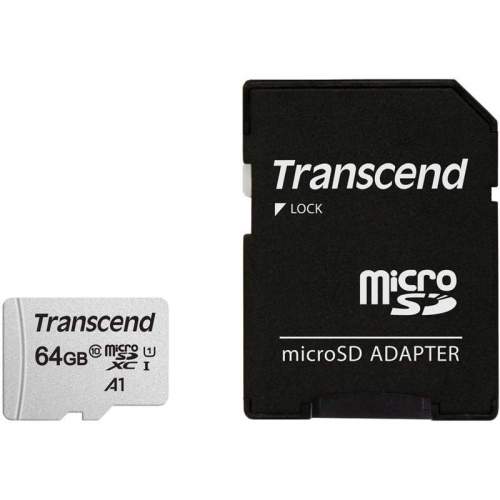 Transcend microSDXC 300S 64GB + adaptér