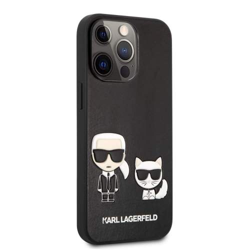 Karl Lagerfeld and Choupette PU Leather pro Apple iPhone 13 Pro Max