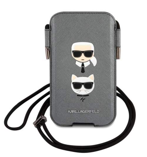 Karl Lagerfeld and Choupette Head Saffiano, S/M