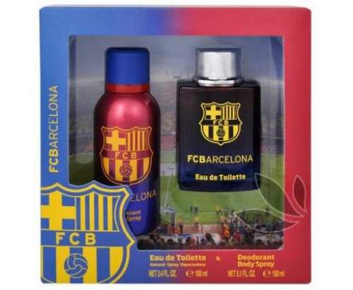 EP line FC Barcelona - toaletní voda s rozprašovačem 100 ml + deodorant ve spreji 150 ml