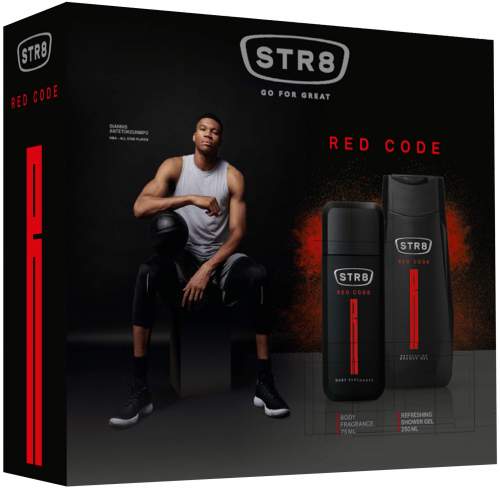 STR8 Red Code - deodorant s rozprašovačem 75 ml + sprchový gel 250 ml
