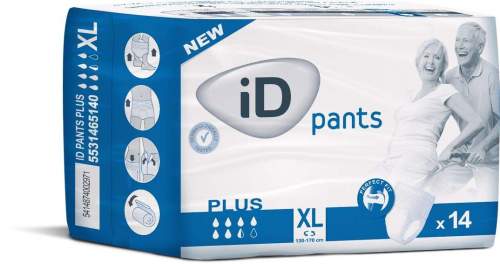 iD Pants X-Large Plus kalhotky 14 ks