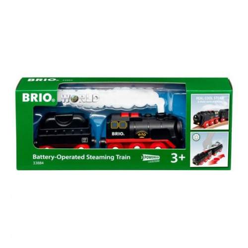 BRIO 33884 Parní lokomotiva s vodní nádrží na baterie