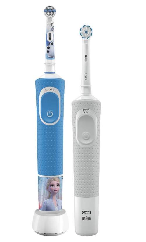 Oral-B D100 Vitality Sensi White + D100 Kids Frozen II
