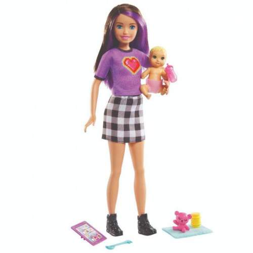 Mattel Barbie chůva skipper a miminko