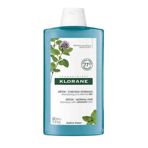 Klorane Šampon detoxikační BIO máta vodní 400ml