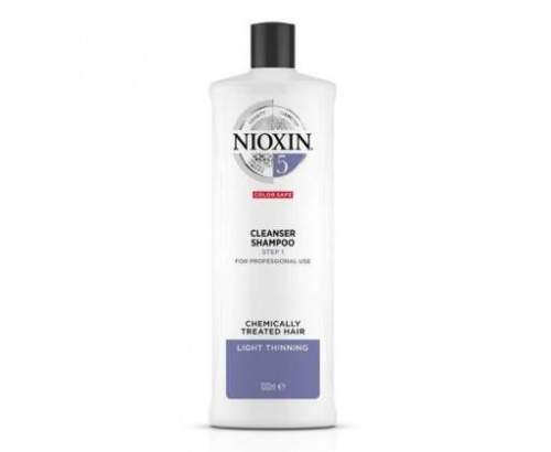 Nioxin System 5 Čisticí šampon pro barvené lehce řídnoucí vlasy 300 ml