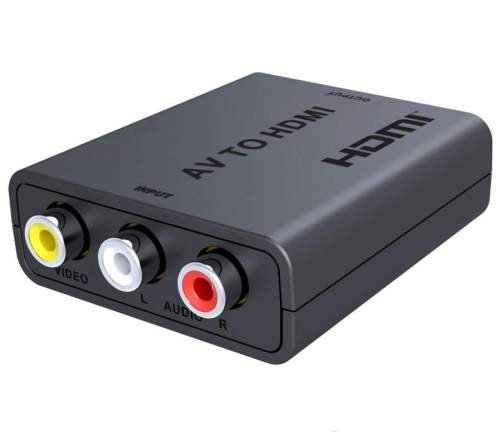 PremiumCord převodník AV kompozitního signálu + stereo zvuku na HDMI 1080p