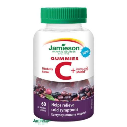 JAMIESON Vitamin C+ Immune Shield Gummies 60 pastilek
