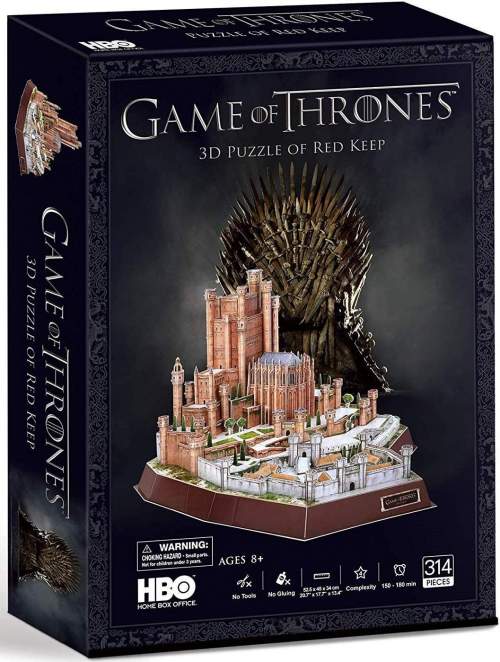 Cubicfun - Puzzle 3D HBO Game Of Thrones - 314 dílků