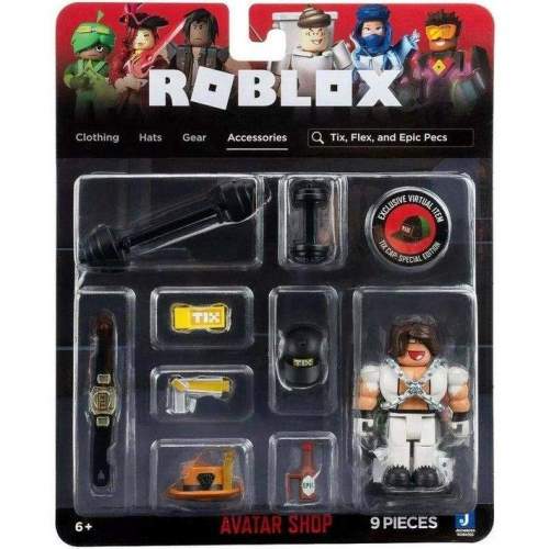 TM Toys Roblox Avatar Shop Tix, Flex and Epic Pecs
