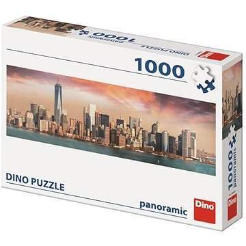Dino Manhattan za soumraku Panoramic 1000 dílků