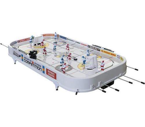 Teddies Hokej společenská hra 96x58x12cm plast kovová táhla bez počítadla v krabici