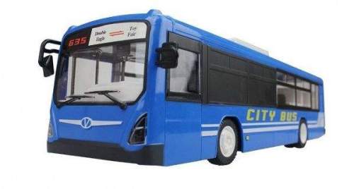 Městský autobus na dálkové ovládání modrá RTR 1:10