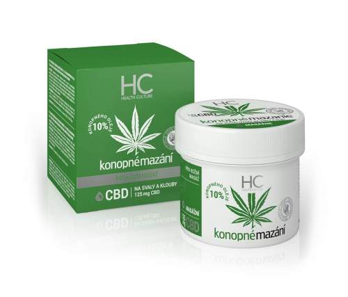 Health Culture CBD konopné mazání masáž 125ml