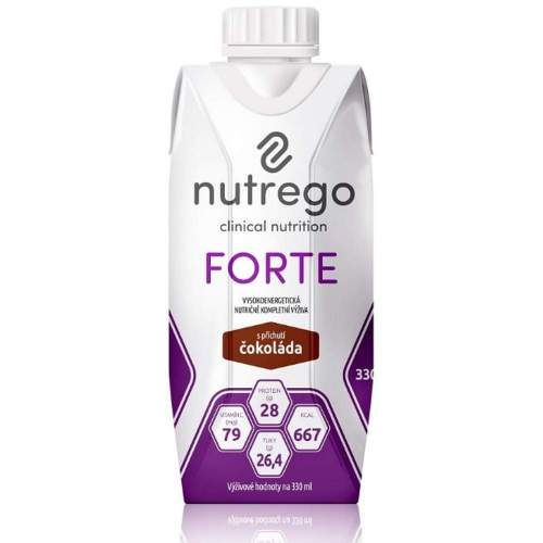 NUTREGO FORTE Výživa čokoláda 12 x 330 ml