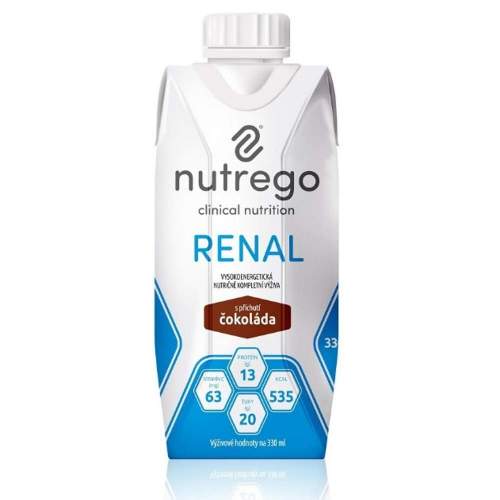 NUTREGO RENAL Výživa čokoláda 12 x 330 ml