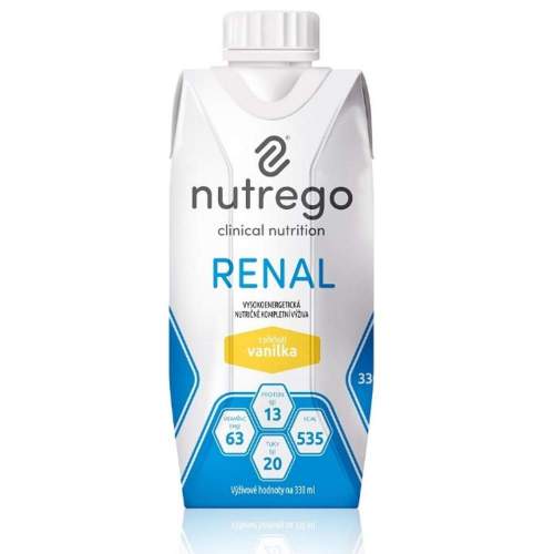 NUTREGO RENAL Výživa vanilka 12 x 330 ml