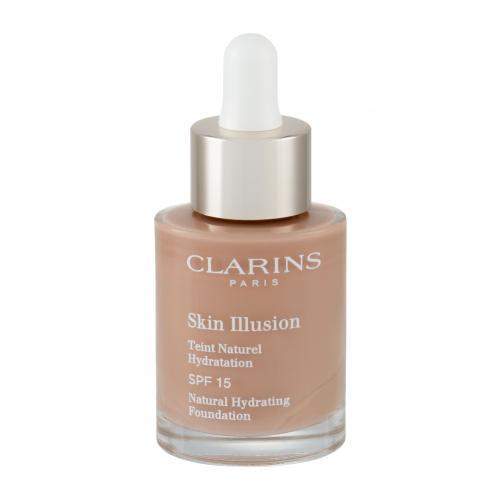 Clarins Skin Illusion Natural Hydrating SPF15  30 ml odstín 113 Chestnut
