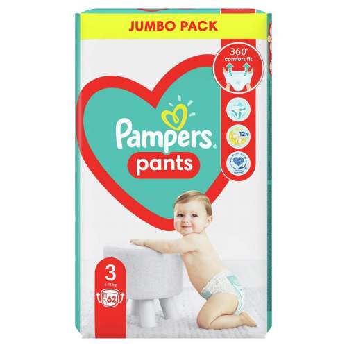 PAMPERS Pants  6-11kg 62 ks