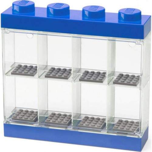 LEGO Sběratelská skříňka na 8 minifigurek modrá