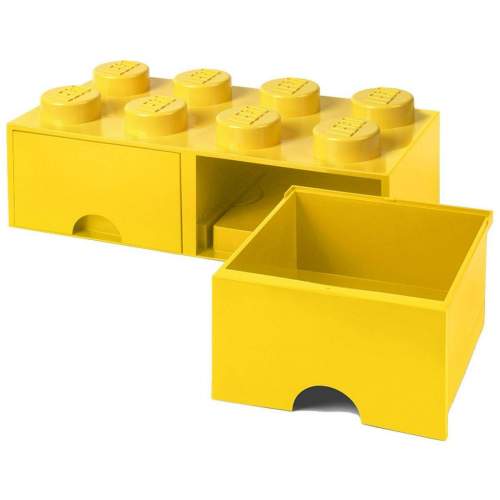 LEGO Úložný box 8 se šuplíky žlutá