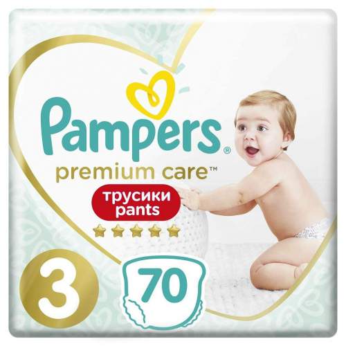 Pampers Premium Care Pants Velikost 3, 70ks