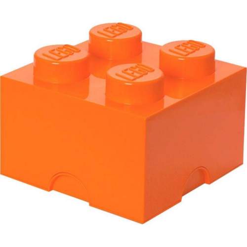 LEGO Úložný box 4 250 x 250 x 180 mm oranžový