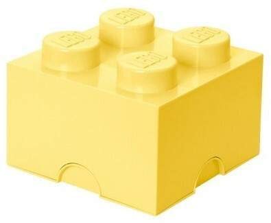 LEGO Úložný box 250x252x181 světle žlutý