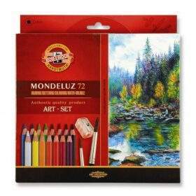 Koh-i-noor pastelky MONDELUZ akvarelové kreslířská sada 72 ks