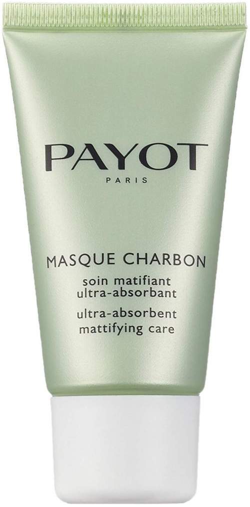 Payot Pate Grise Charbon Masque absorpční matující černá maska pro smíšenou až mastnou pleť 50 ml
