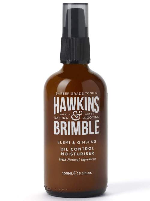 Hawkins & Brimble Men hydratační pleťový krém pro mastnou pleť s jemnou vůní elemi a ženšenu 100 ml