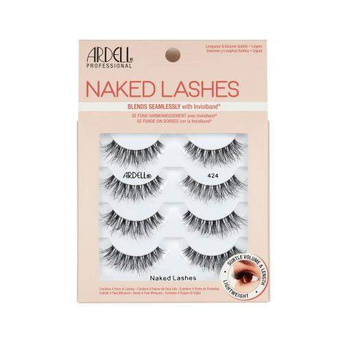 Ardell Naked Lashes 424 sada umělých řas 4 ks odstín Black