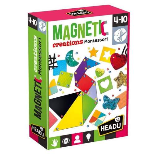 Head Montessori magnetické výtvory