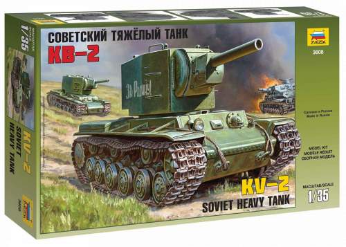 Zvezda KV-2 Soviet heavy tank (1:35)