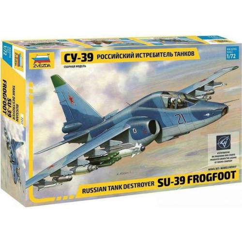 Zvezda letadlo Suchoi SU-39 1:72