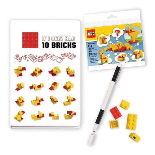 LEGO Stationery Classic Kachny zápisník s perem a stavebnicí