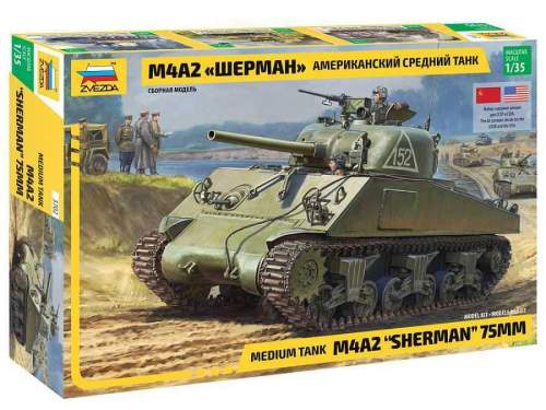 Zvezda M4 A2 Sherman (1:35)