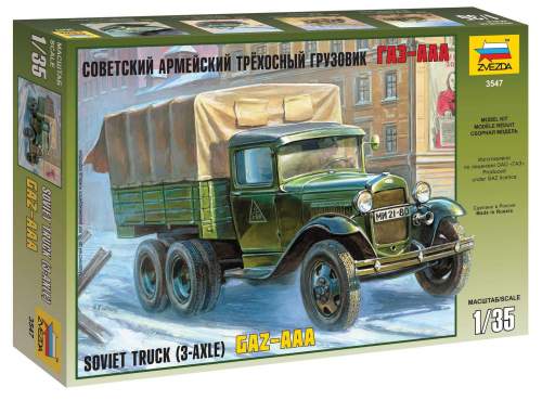 Zvezda GAZ-AAA Soviet Truck (3-axle) (1:35)