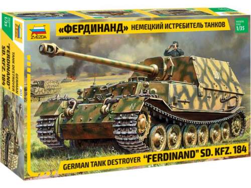 Zvezda tank 3653 - Sd.Kfz.184 "Ferdinand" (1:35)