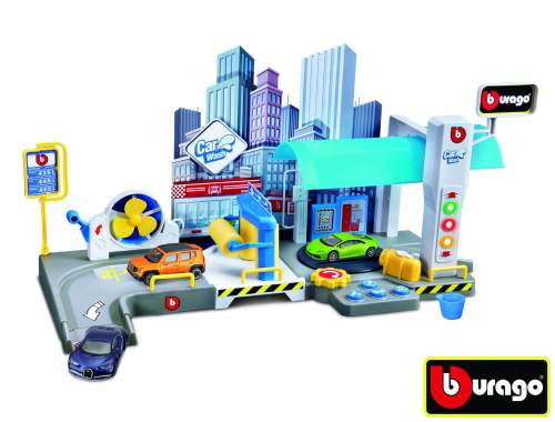 Bburago PLAY 1:43 Street Fire Car Wash