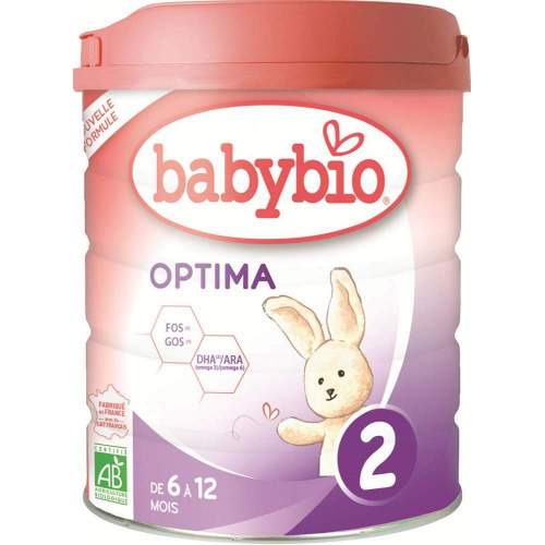 BABYBIO OPTIMA 2 kojenecké bio mléko 800g