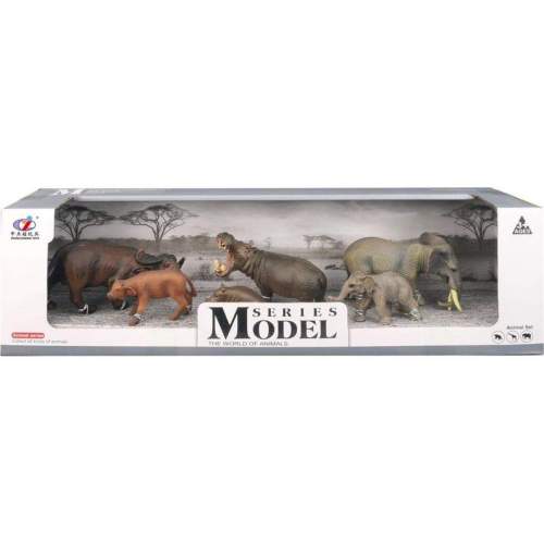 EP Line Series Model Svět zvířat Buvoli, hroši a sloni