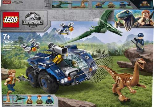 LEGO® Jurassic World™ 75940 Útěk gallimima a pteranodona