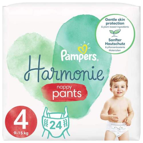 PAMPERS Pants Harmonie Velikost 4, 24 ks, 9-15 kg